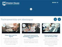 Tablet Screenshot of masterhouse.com.br